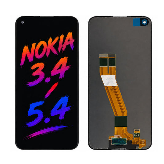 Nokia 3.4 / 5.4 Incell LCD Screen Assembly Replacement — Vivid Colors, High Brightness Display