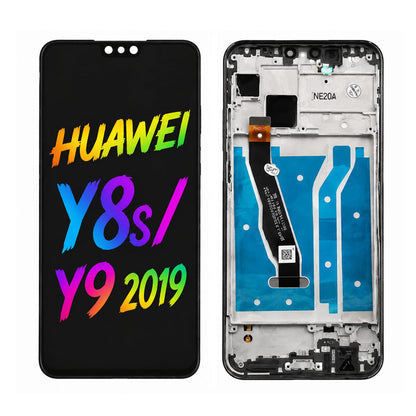Compatible for Huawei Y8S / Y9 2019 Screen Assembly — Original Pressed Display with Natural Colors & High Brightness