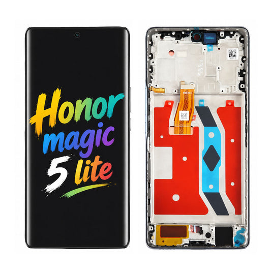 Honor Magic 5 Lite LCD Screen Assembly — Original Pressed, True Color & High Brightness Replacement