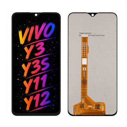 Compatible for Vivo Y3 / Y3S / Y11 / Y12 Screen Assembly Replacement — Bright Display & Clear Color Performance
