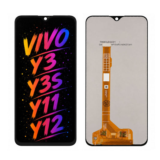 Compatible for Vivo Y3 / Y3S / Y11 / Y12 Screen Assembly Replacement — Bright Display & Clear Color Performance