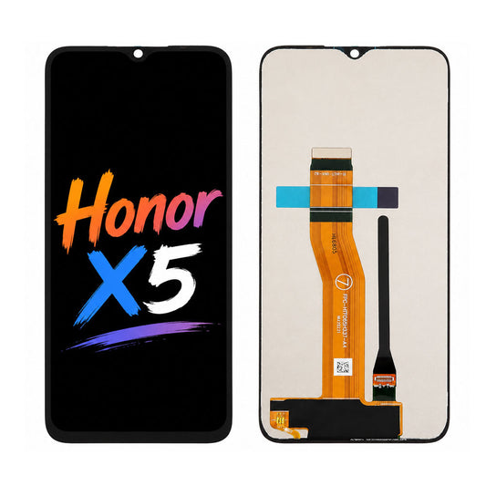 Honor X5 Screen Display Assembly Replacement — Original Pressed Screen with Vibrant Color & High Luminance