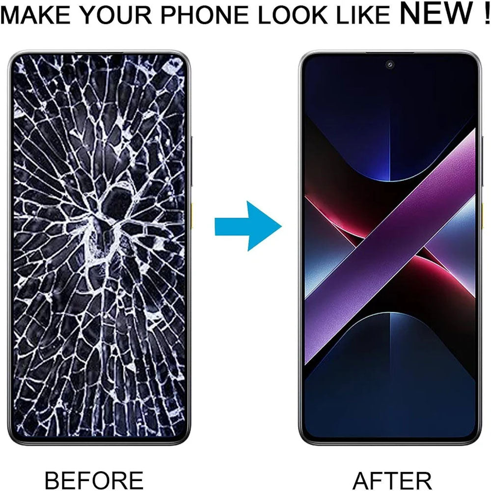 Xiaomi POCO X7 Pro Incell Frameless Screen Assembly — True-to-Life Colors & High-Brightness Display Replacement