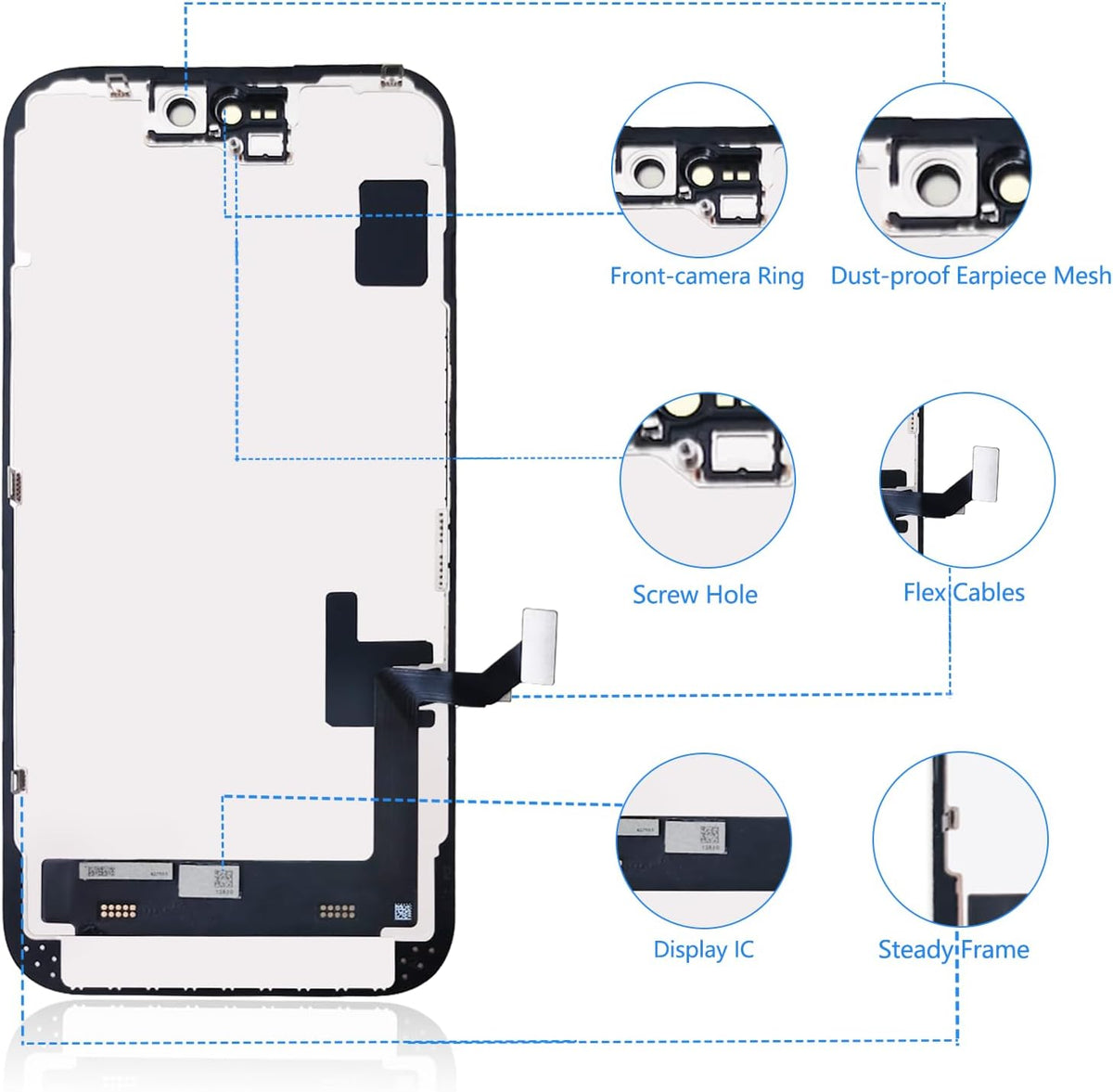 For iPhone 15 LCD Screen Replacement ( In-Cell, IC Replacement)