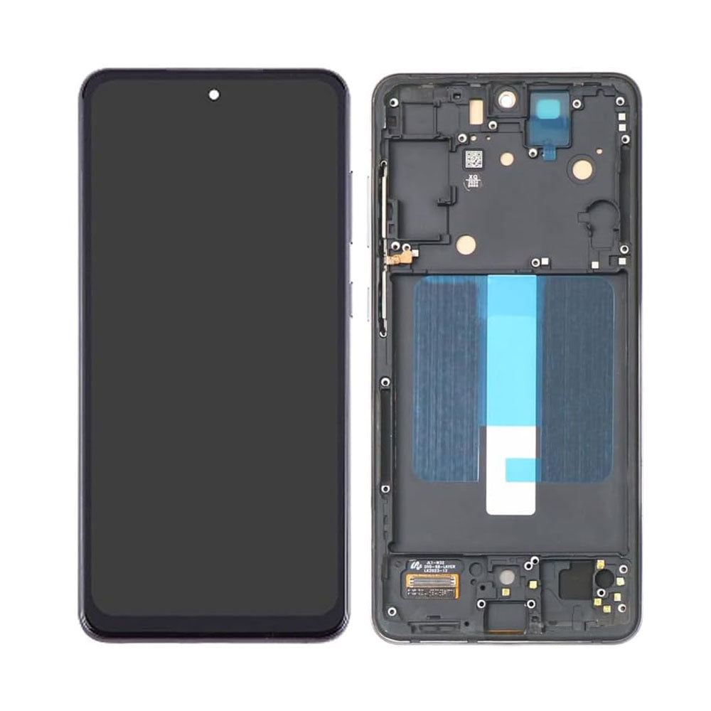 Original Samsung Galaxy S21 FE Screen Assembly with Frame — Complete and Authentic Replacement for Your Device