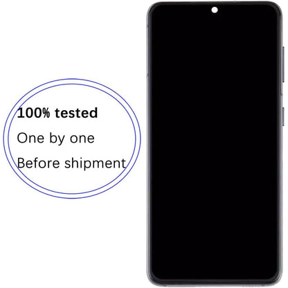 Original Samsung Galaxy S21 AMOLED Complete Screen Assembly with Frame Preinstalled Display Replacement Touch Digitizer OEM Grade Repair Part