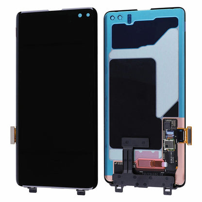Original Samsung Galaxy S10 Plus AMOLED Screen Assembly Frame-Free Display Replacement Touch Digitizer Unit High Quality OEM Repair Part