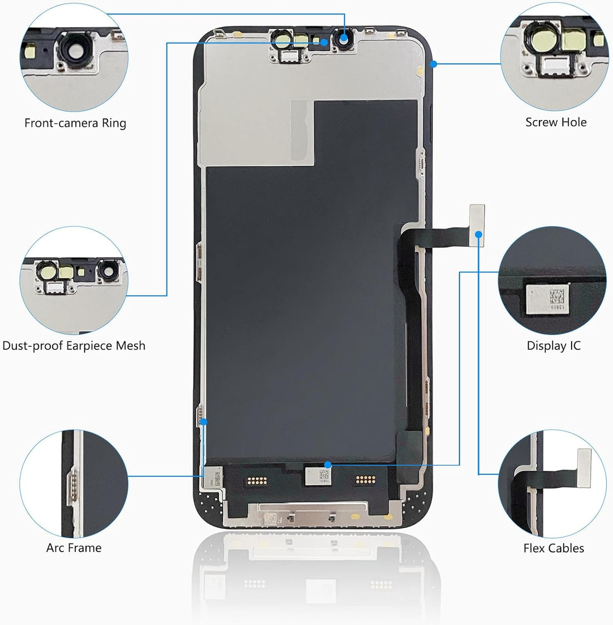 For iPhone 13 Pro Max LCD Screen Replacement ( In-Cell, IC Replacement)