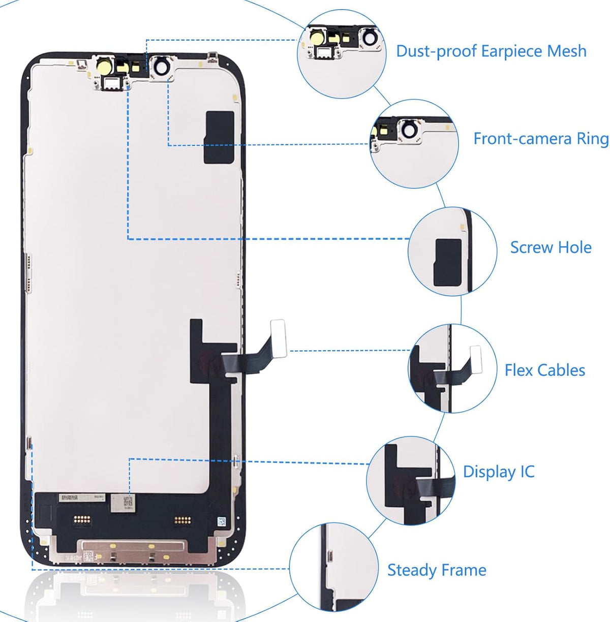 For iPhone 14 Plus LCD Screen Replacement ( In-Cell, IC Replacement)