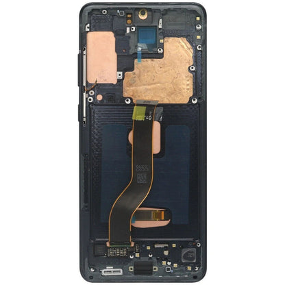 Original Samsung Galaxy S20 Plus G985 AMOLED Complete Display Assembly with Frame Preinstalled Screen Touch Digitizer Replacement OEM Premium Repair Unit