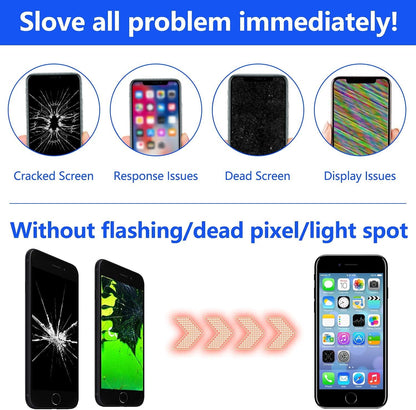 For iPhone 7 Plus Black LCD Screen Replacement (In-Cell)