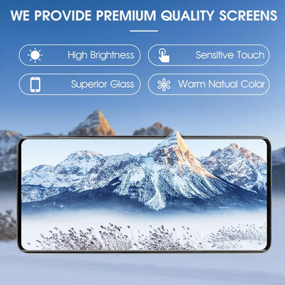 Google Pixel 3A Screen Assembly without Frame — Flex Cable Rebonded, True Color & High Brightness
