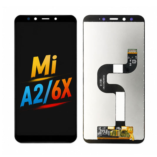 iaomi MI A2 / 6X INCELL HD+ Screen Assembly — Frameless Replacement, Sharp & Vivid Display