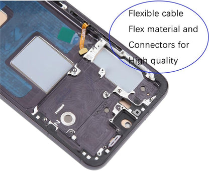 Samsung Galaxy S22 OLED Display Assembly with Frame Replacement Screen Touch Digitizer Premium Quality Repair Part