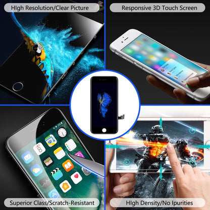 For iPhone 7 Plus Black LCD Screen Replacement (In-Cell)