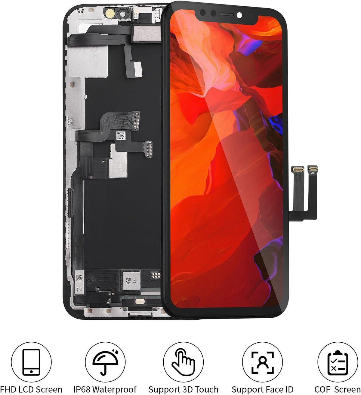 For iPhone XS LCD Screen Replacement (In-Cell)