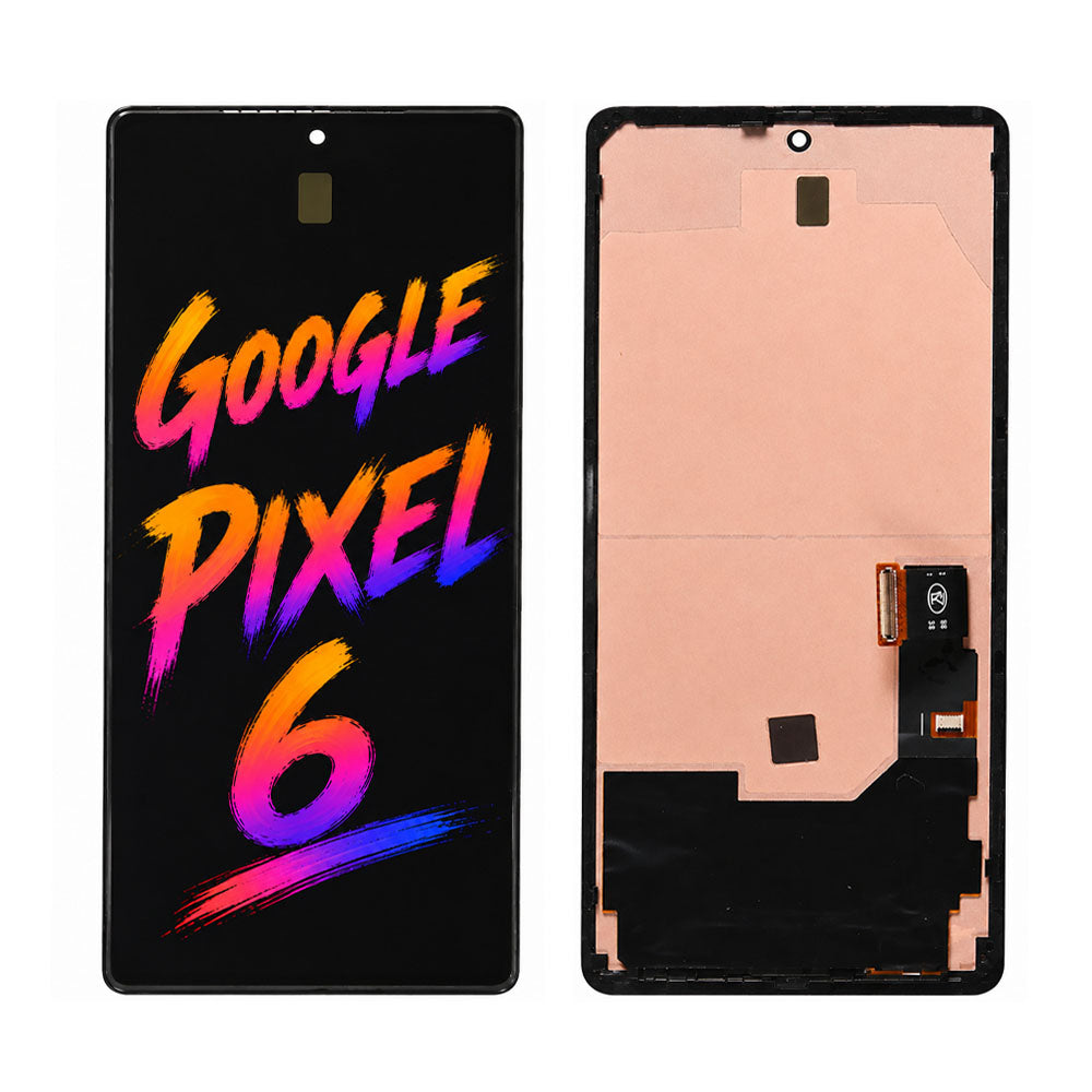 For Google Pixel 6 Original Pulled Screen Assembly with Frame — True Color Restoration, High Brightness & Responsive Touch