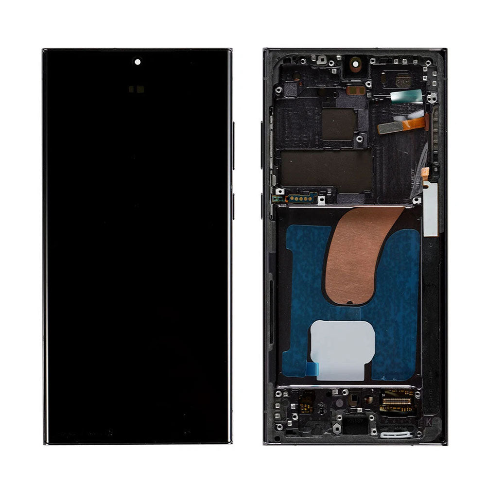 Original Samsung Galaxy S23 Ultra (S918) OEM Screen Assembly with Frame — Genuine Replacement for Exceptional Quality