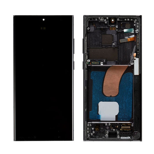 Original Samsung Galaxy S23 Ultra (S918) OEM Screen Assembly with Frame — Genuine Replacement for Exceptional Quality