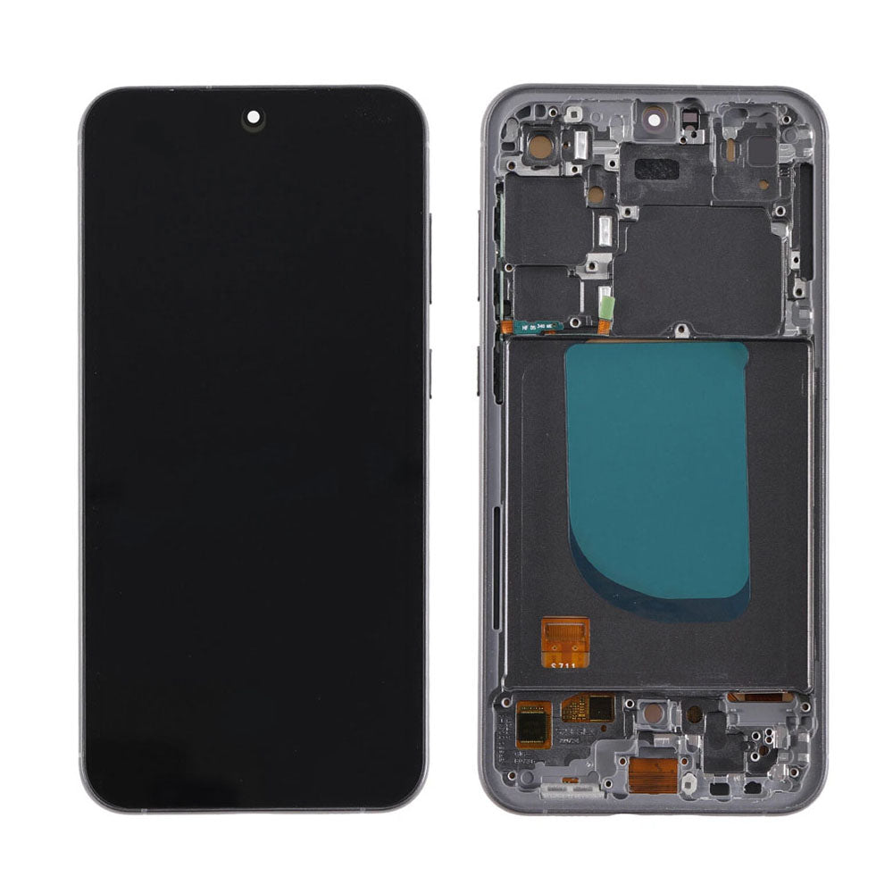 Original Samsung Galaxy S23 FE OEM Screen Assembly with Frame — Genuine Replacement for Superior Display Quality