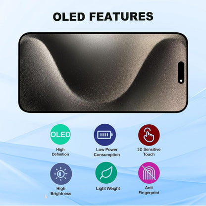 OLED Flexible Display Screen Replacement for iPhone 14 Pro Max (Soft OLED | COG | Movable IC)