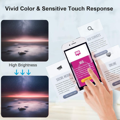 For iPhone 8 Plus White LCD Screen Replacement (In-Cell)