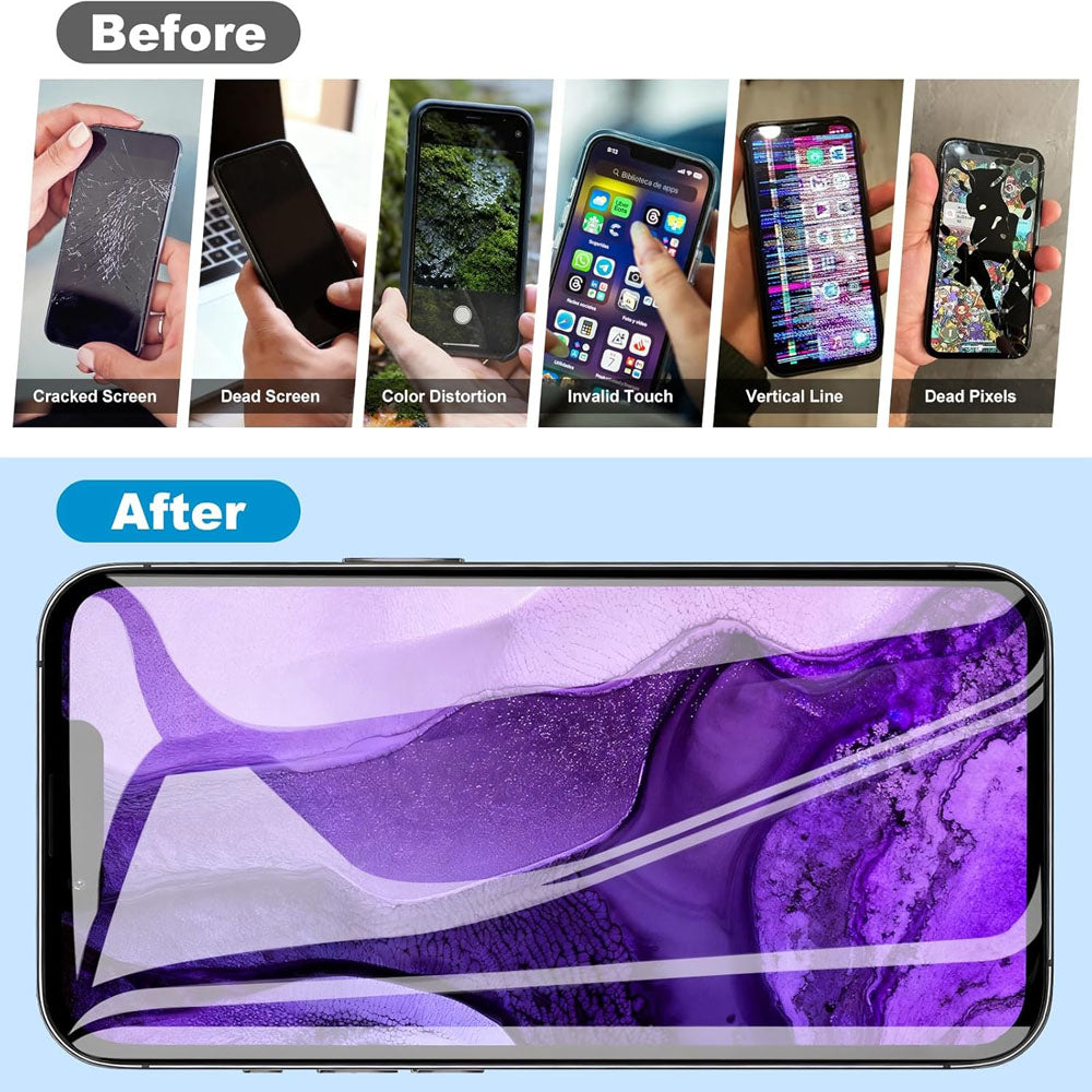 OLED Flexible Display Screen Replacement for iPhone 12 Pro Max (Soft OLED | Movable IC)
