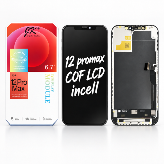 JK In-Cell Display Screen Replacement for iPhone 12 Pro Max (Movable IC | 1:1 Size | COF LCD Display)