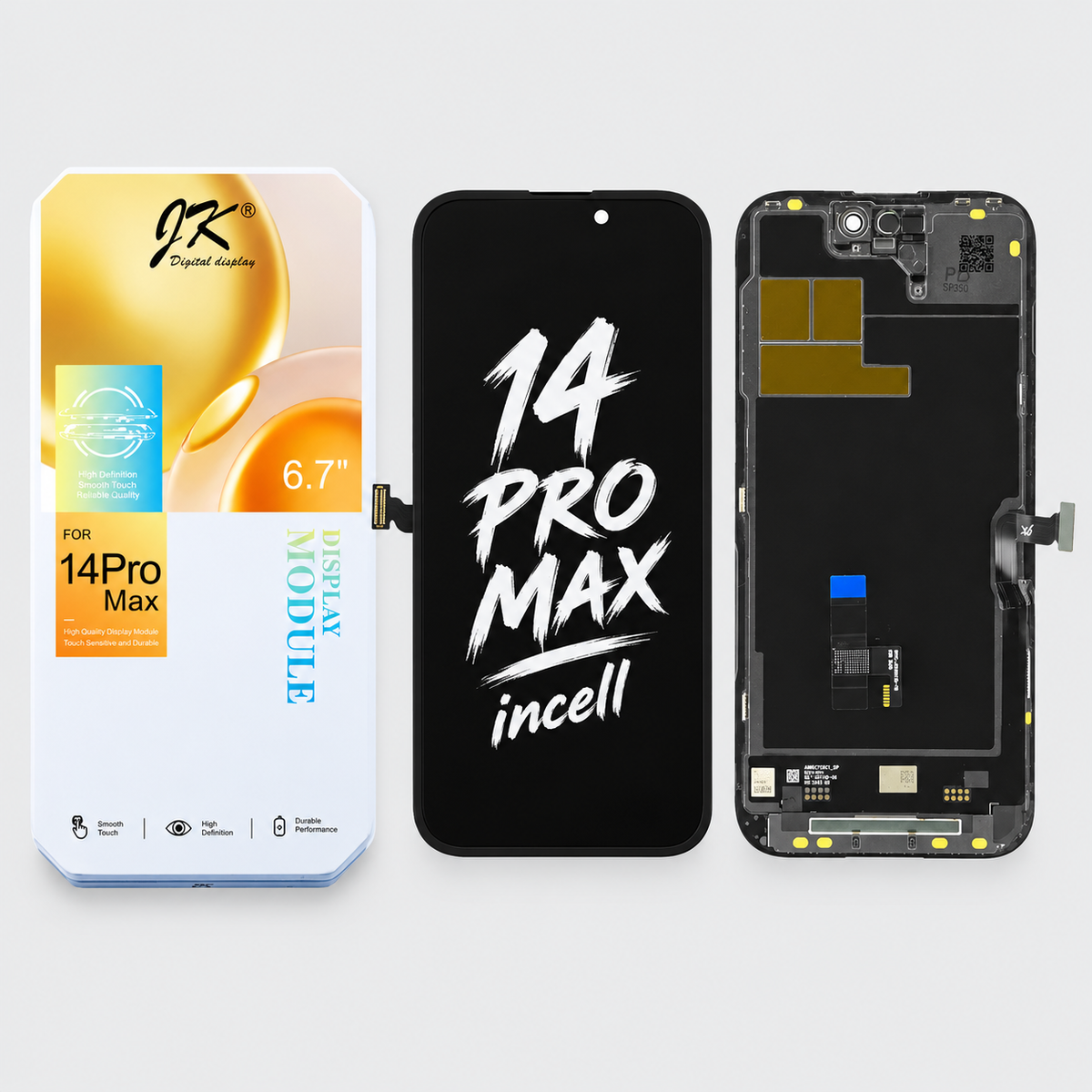 JK In-Cell Display Screen Replacement for iPhone 14 Pro Max (Movable IC | COG LCD Display)