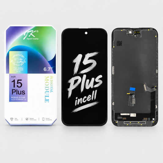 JK In-Cell Display Screen Replacement for iPhone 15 Plus (Movable IC | COG LCD Display)
