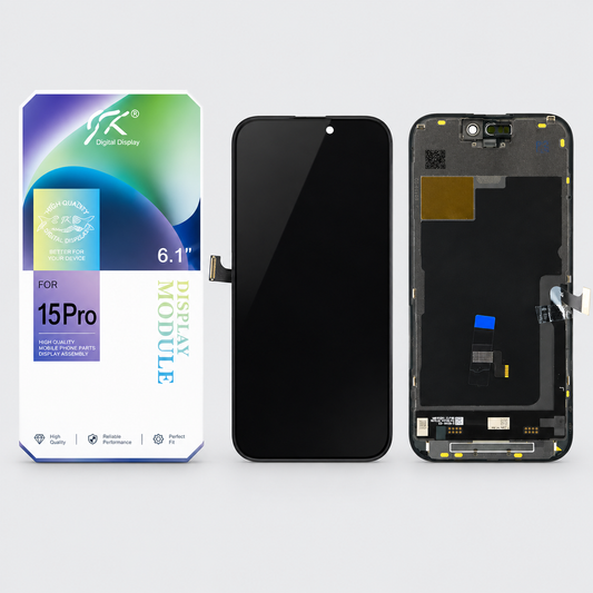 JK In-Cell Display Screen Replacement for iPhone 15 Pro (Movable IC | COG LCD Display)