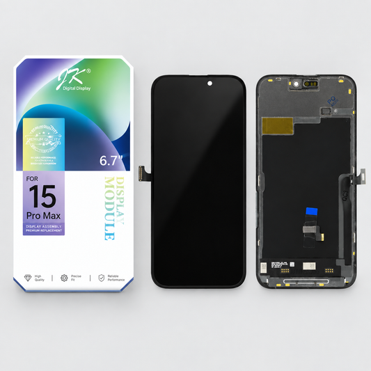 JK In-Cell Display Screen Replacement for iPhone 15 Pro Max (Movable IC | COG LCD Display)