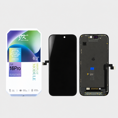 JK In-Cell Display Screen Replacement for iPhone 16 Pro (Movable IC | COF LCD Display)